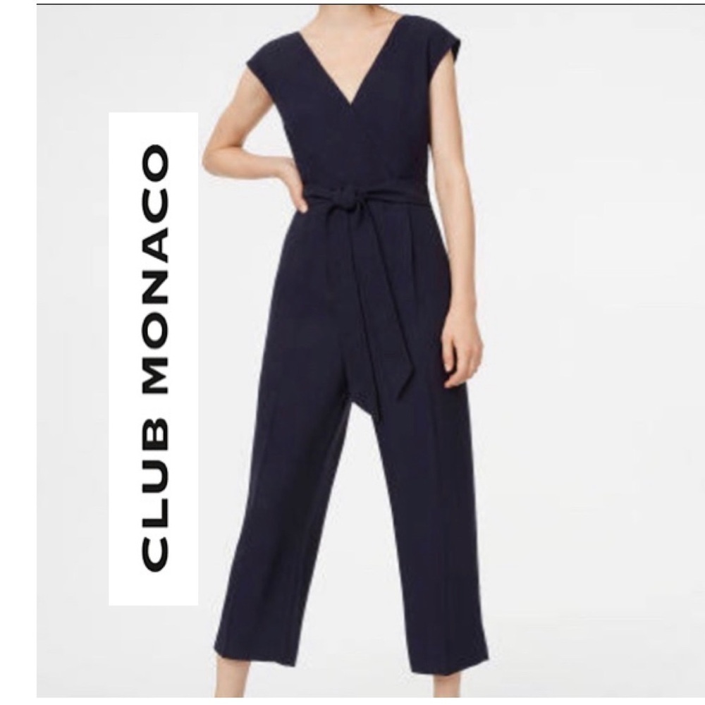 🆕 CLUB MONACO SLEEVELESS JUMPSUIT WOMEN SIZE 2
